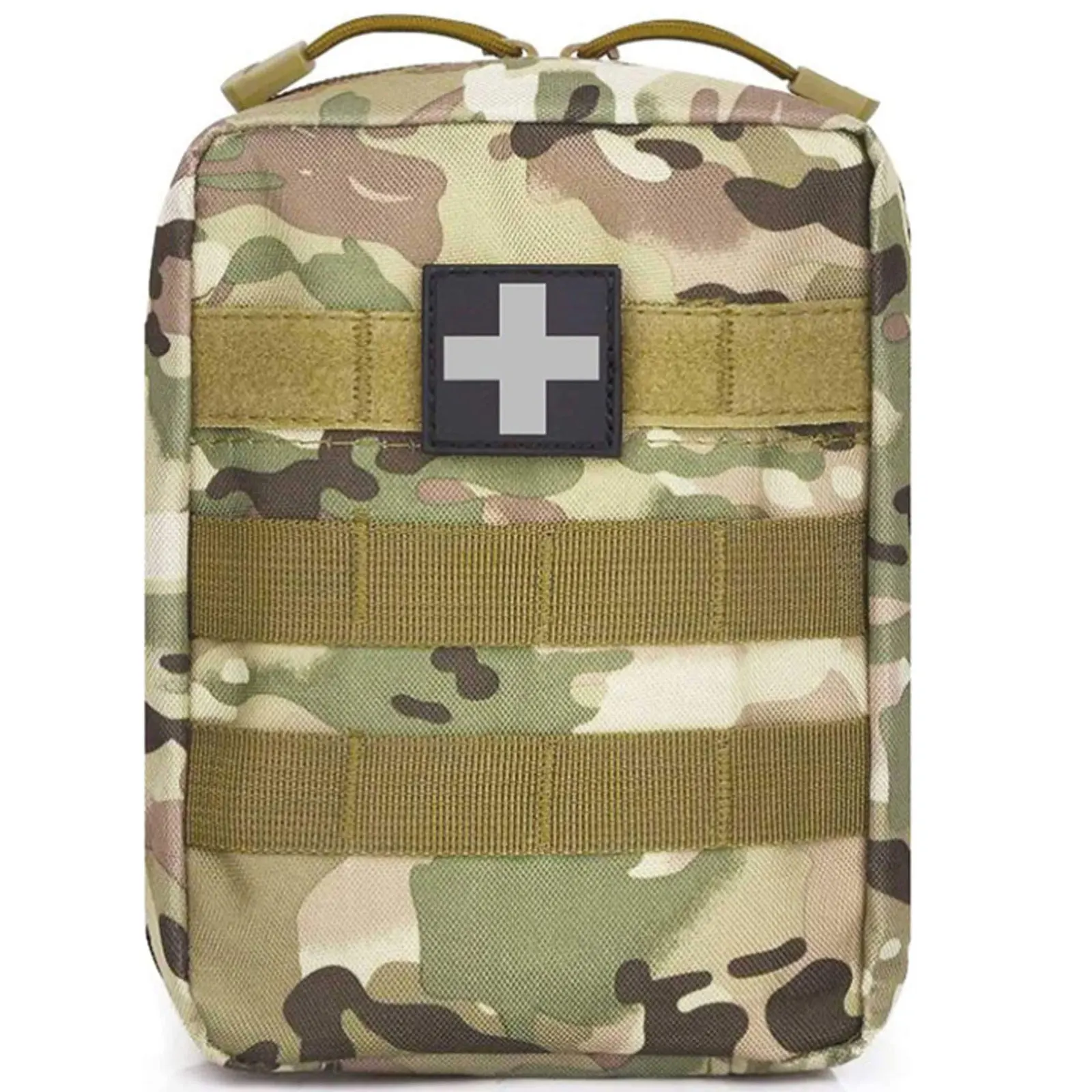 

IFAK Pouch, Utility MOLLE EMT Tactical Medical First Aid Pouch Empty, First Aid Bag for Outdoor Camping Travel Police