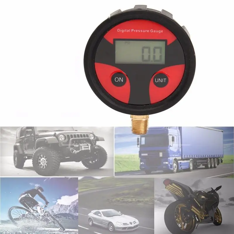 0 200PSI LCD цифровой датчик давления воздуха для шин мотоцикла автомобиля грузовика