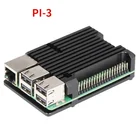 Алюминиевый Чехол для Raspberry Pi 4 Model B, Защитный корпус из пассивного охлаждающего сплава, металлический корпус для Мода
