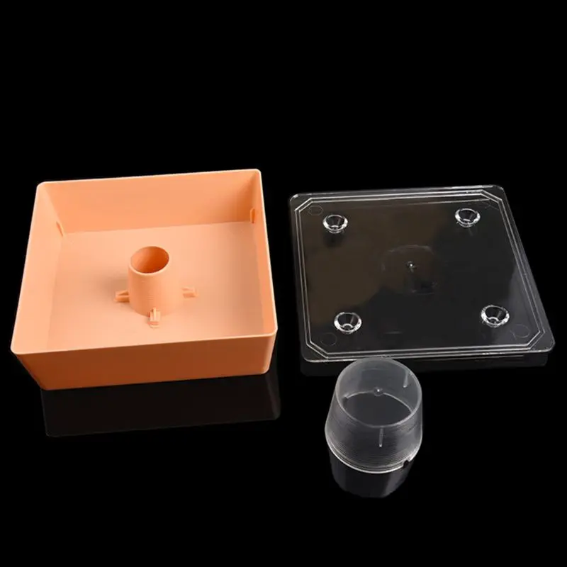 

Square Bee Feeder Beekeeping Tools Large Capacity Beehive Water Feeder Drinking Nest Entrance Honey Equipment
