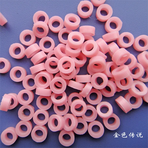 3 мм пластиковая втулка (розовый) модель втулки Материал модели прокладка
