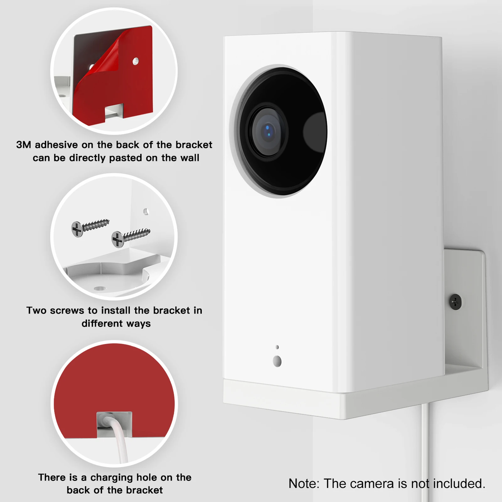 1 шт. фиксированное основание для камеры Wyze Cam Pan настенный держатель кронштейн