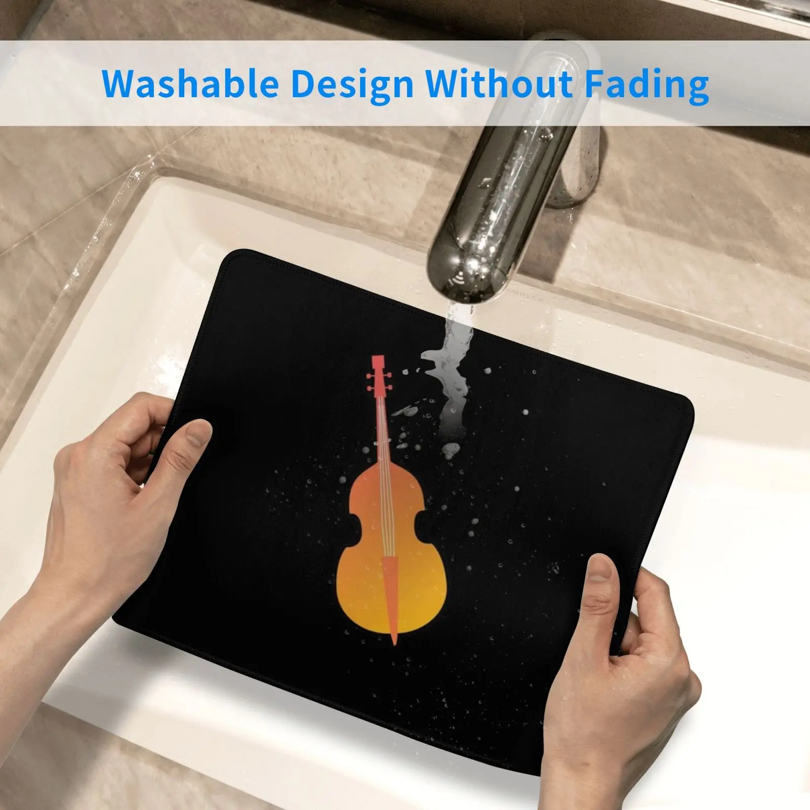 

Double Bass Music Instrument Prank Contra Gift Mouse Pad DIY Print Double Bass Music Wind Instrument
