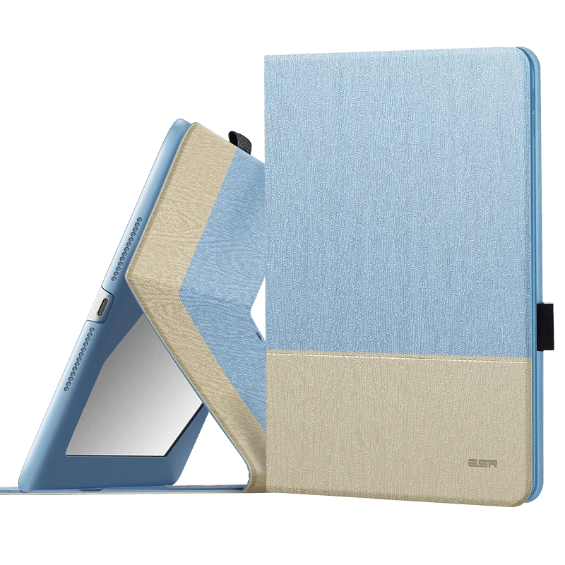 Sky Для Apple, IPad 9,7 дюймов,&, ESR из искусственной кожи, умный чехол, чехол с карандашом, держатель для IPad 9,7, A1822, A1823, A1893, A1954 - Цвет: Sky