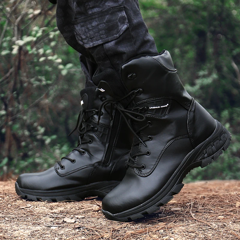 Waterproof Men Tactical Military Boots Camouflage Combat Swat Desert Boots High Top Men's Hiking Boots Outdoor Hunting Boots Men