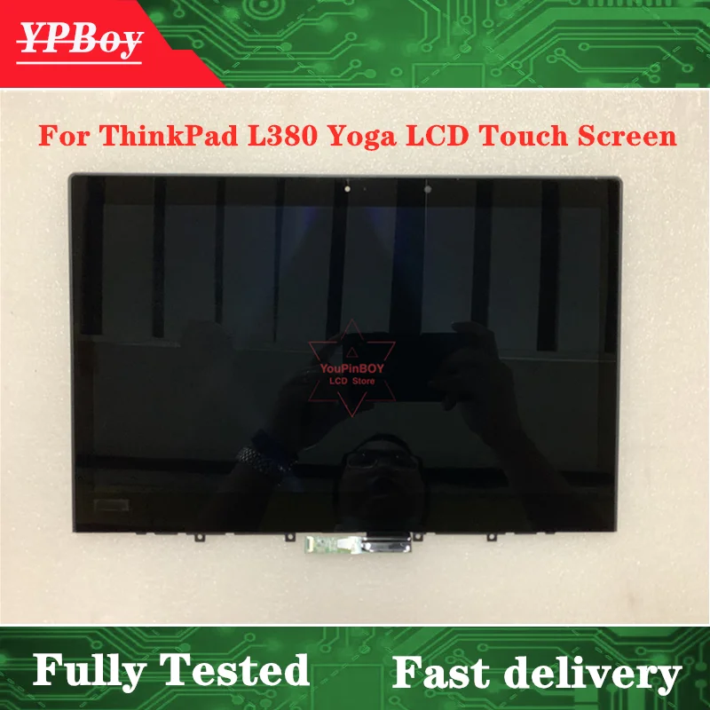 ЖК дисплей 13 3 дюйма для Lenovo thinkpad L380 YOGA X380 Yoga 20M7 20M8|ЖК-экран ноутбуков| |