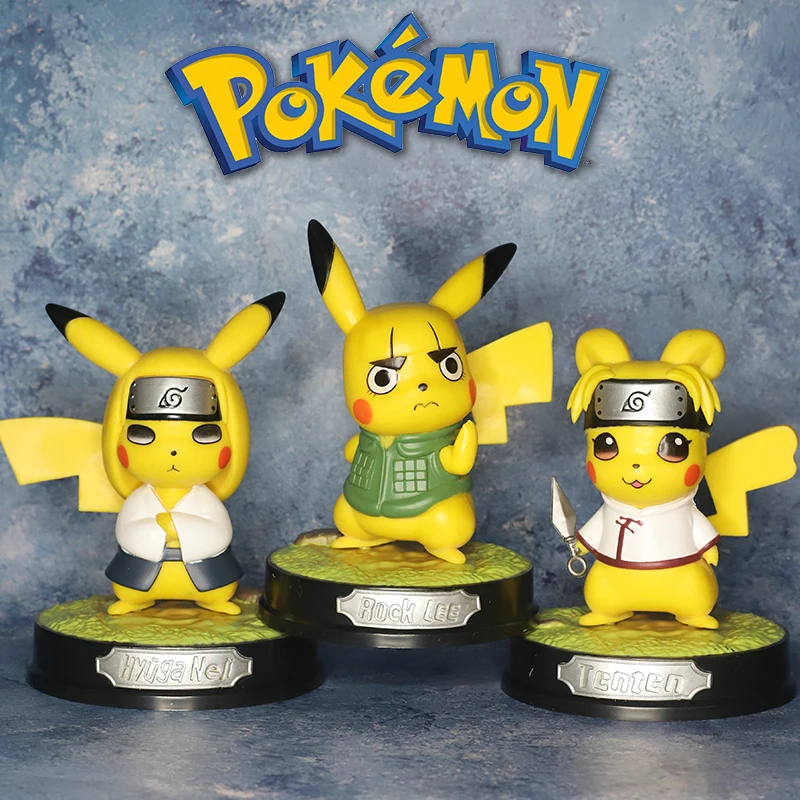 

Takara Tomy Pokemon Pikachu Cos Huo Ying Hand-made Desktop Doll Model Decoration Gift Limited Edition