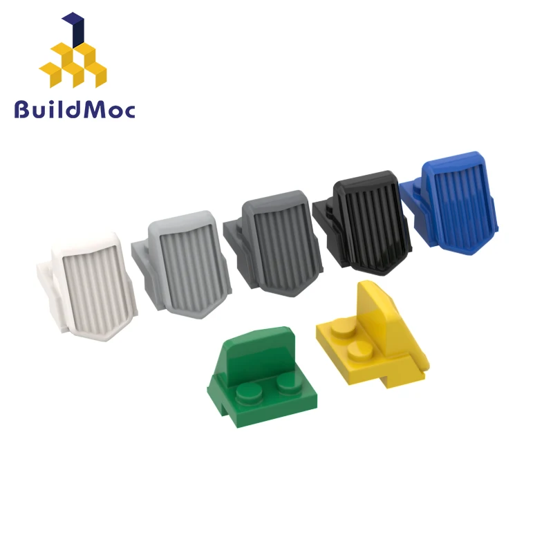 

BuildMOC 50946 1 x 2 x 2 2/3 inclined grille 10885 For Building Blocks Parts DIY Construction Creati