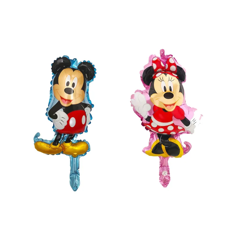 

50pcs Mini Mickey Minnie Mouse Party Decorations Foil Balloons Air Balloon Baby Shower Birthday Party Decorations Kids Cake Ball
