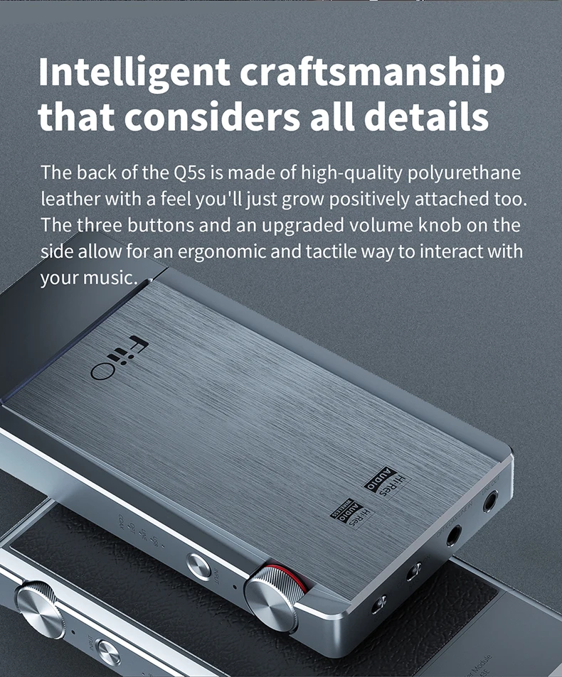 FiiO Q5s Bluetooth 5,0 AK4493EQ dsd-способный DAC& усилитель, USB усилитель DAC для iPhone/компьютера/Android/sony 2,5 мм 3,5 мм 4,4 мм