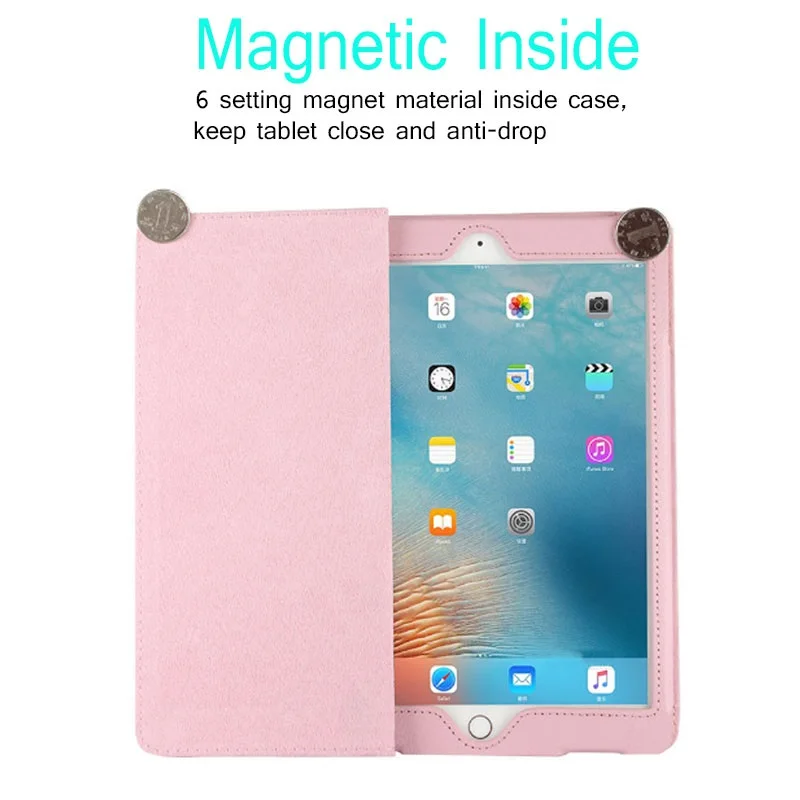 Новый чехол-книжка чехол для iPad 2 3 4 Магнетическое умное A1395 A1430 A1460 Флип PU