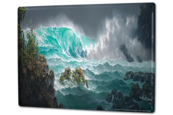 

Tin Sign Seasons Sea Waves