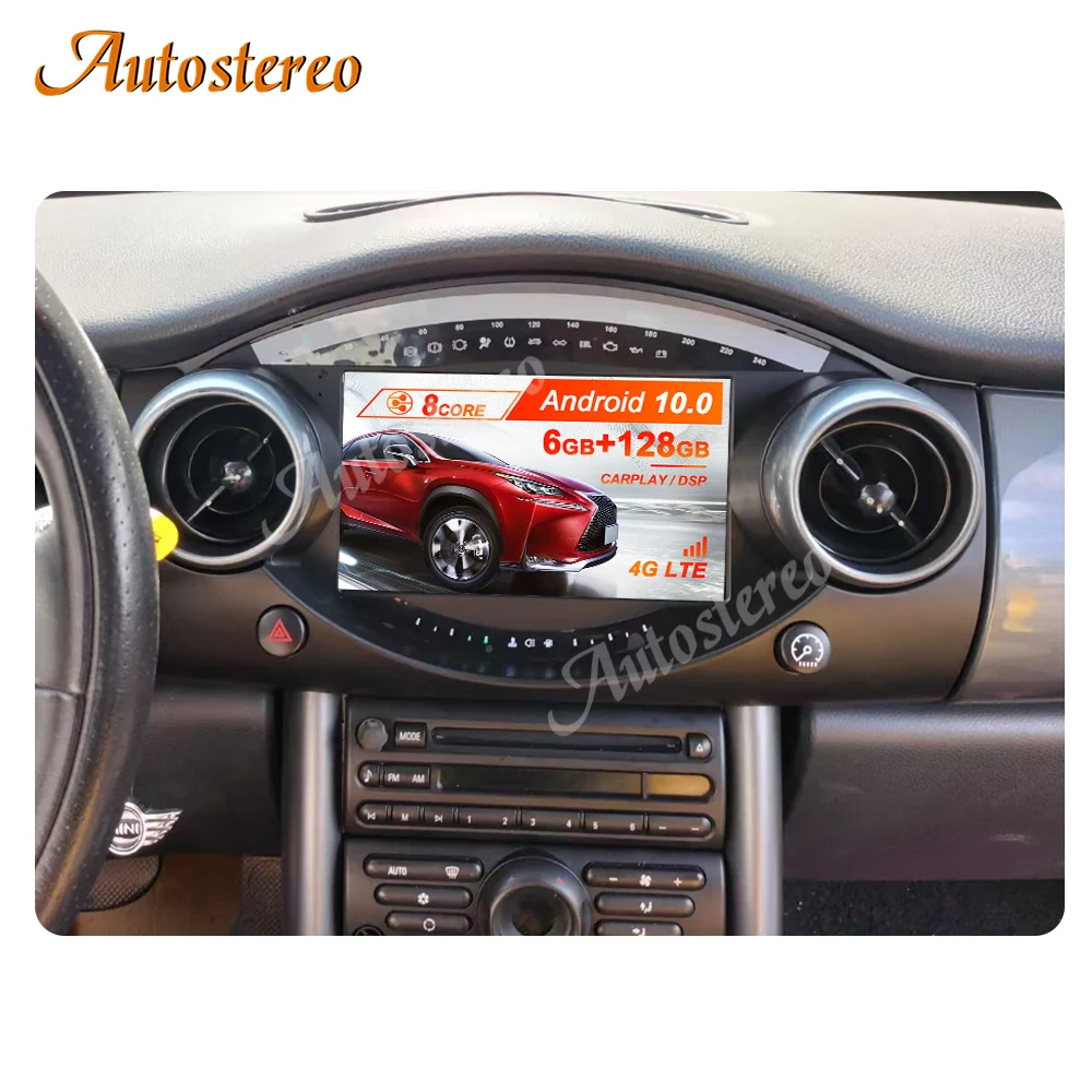 Автомагнитола для Mini Cooper R50 R53 2004 2006 Android 10 0 с GPS навигацией и сенсорным