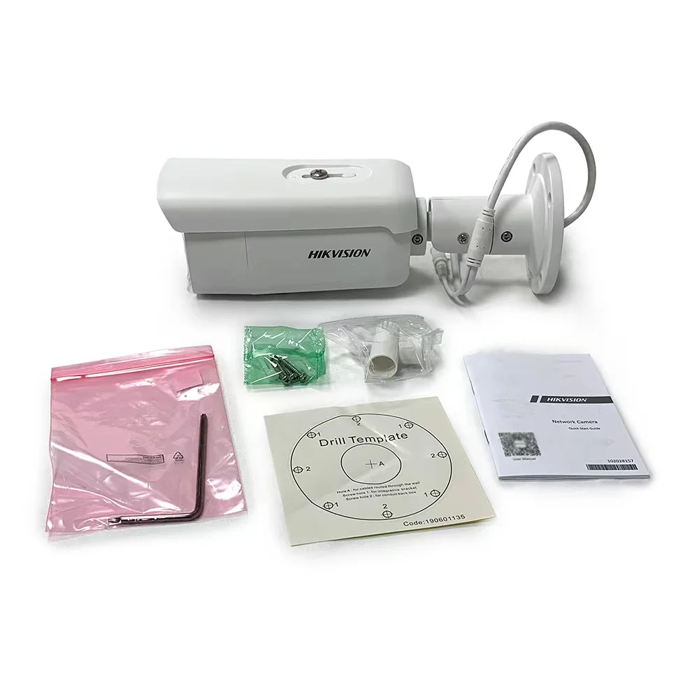 HIKVISION DS-2CD2T46G2-4I 4MP AcuSense фиксированная цилиндрическая сетевая камера DarkFighter