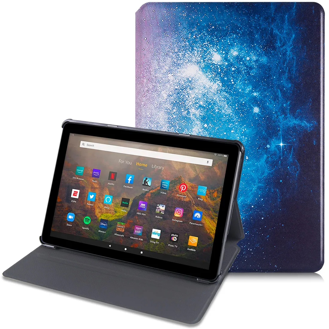 Чехол для нового планшета Kindle Fire HD 10 / Plus (только 11 поколение 2021) Премиум чехол из