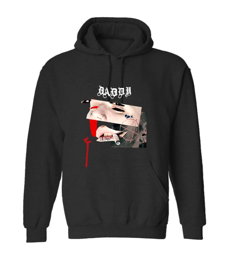 Новый! BABBY Lil peep sus мальчик толстовка Soundcloud хип хоп рэпер ЧЕРНЫЙ @|Мужские футболки|