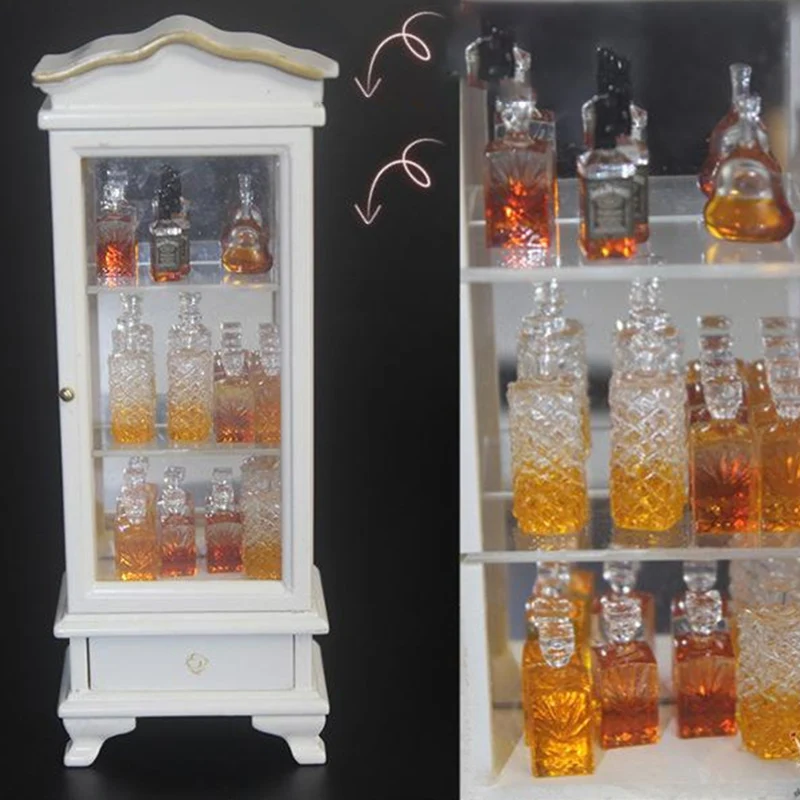

NEW Mini Wine Bottle Miniature Food Scene Model Doll House Accessories 1:12 Doll Accessories Girls Toys Dollhouse Miniature