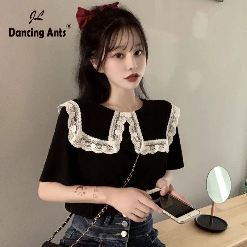 Женские футболки с круглым воротником короткие свободные топы 2020 летние новые