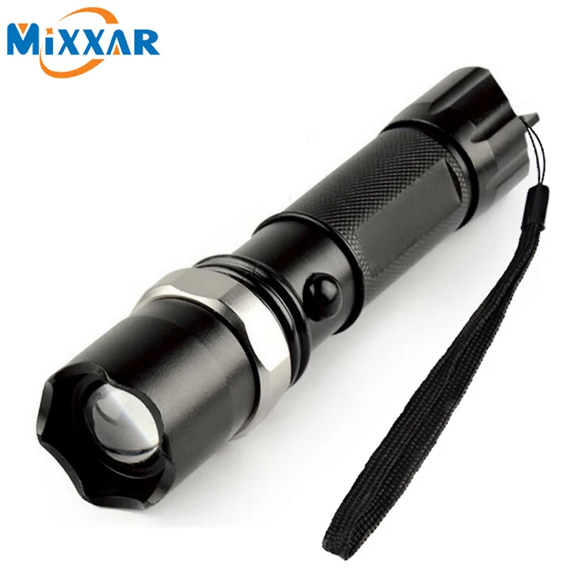 Q5 T6 Led Tactical Flashlight Zoomable Torch Camping lantern Hiking Light Lamp Lantern for 18650 or 3*AAA Battery