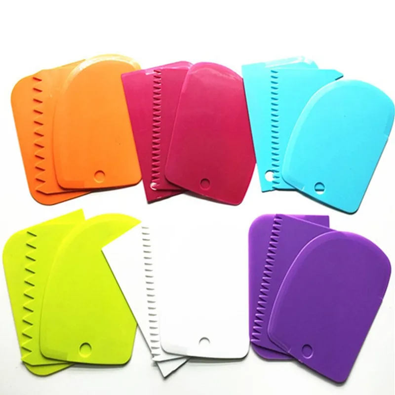 Скребок пластиковый для крема 3 шт./компл. | Дом и сад