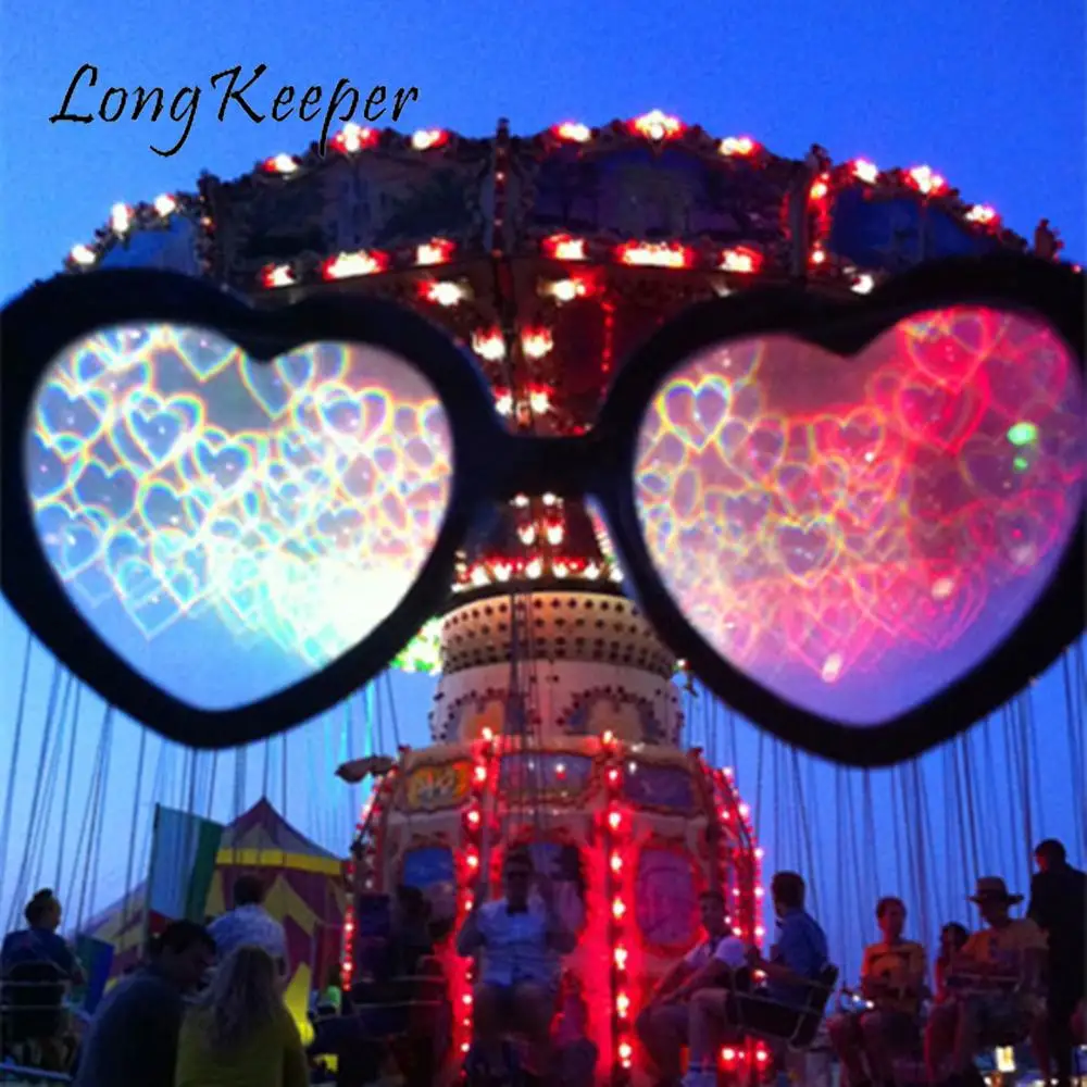 Солнцезащитные очки в форме сердца женские детские солнцезащитные для девочек с