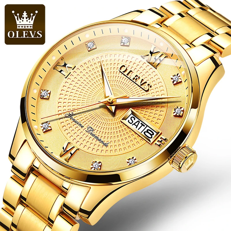 OLEVS New Fashion Men Automatic Mechanical Watch Stainless Steel Man Wristwatch Mens Watches Top Brand Luxury Relogio Masculino