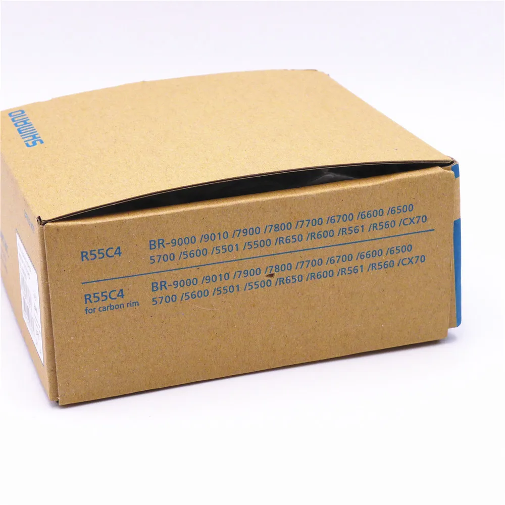 Тормозная обувь SHIMANO R55C4 для дорожного велосипеда из алюминиевого сплава Dura