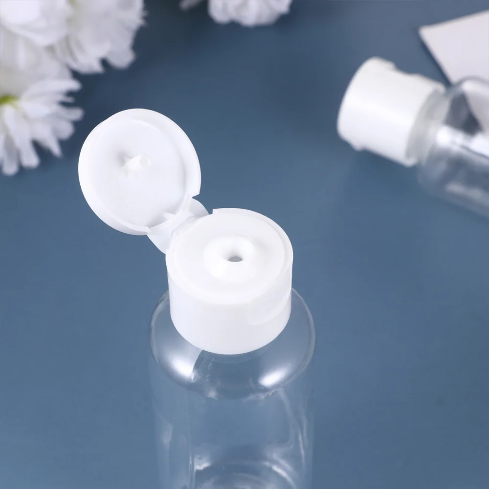 

25pcs 50ml Clamshell Cosmetic Bottle Portable Cosmetic Holder Travel Empty Lotion Storage Bottle