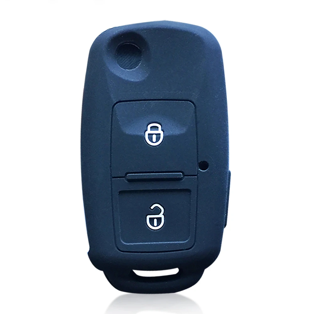 Силиконовый чехол для автомобильного ключа VW Golf 4 POLO Passat B5 T4 Seat Cordoba Altea XL Leon Skoda Octavia