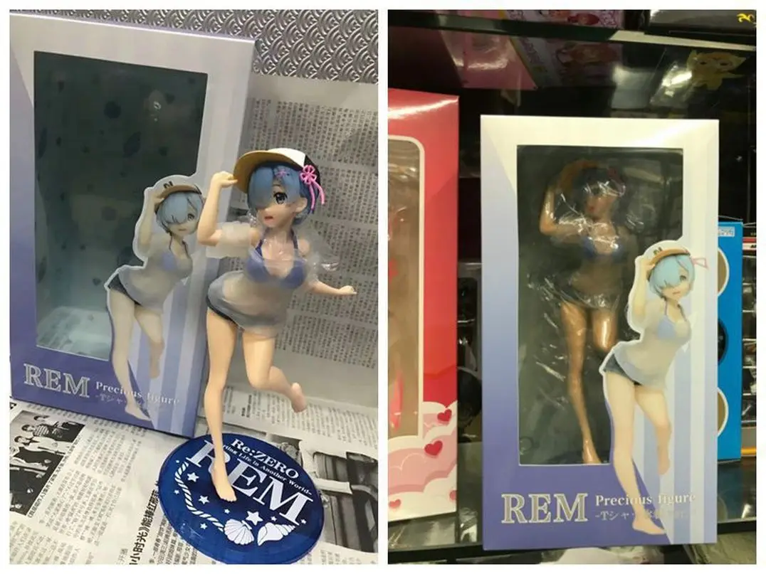 Японское аниме фигурка Rem из Re: Zero Start Life In other World купальная одежда для девушек