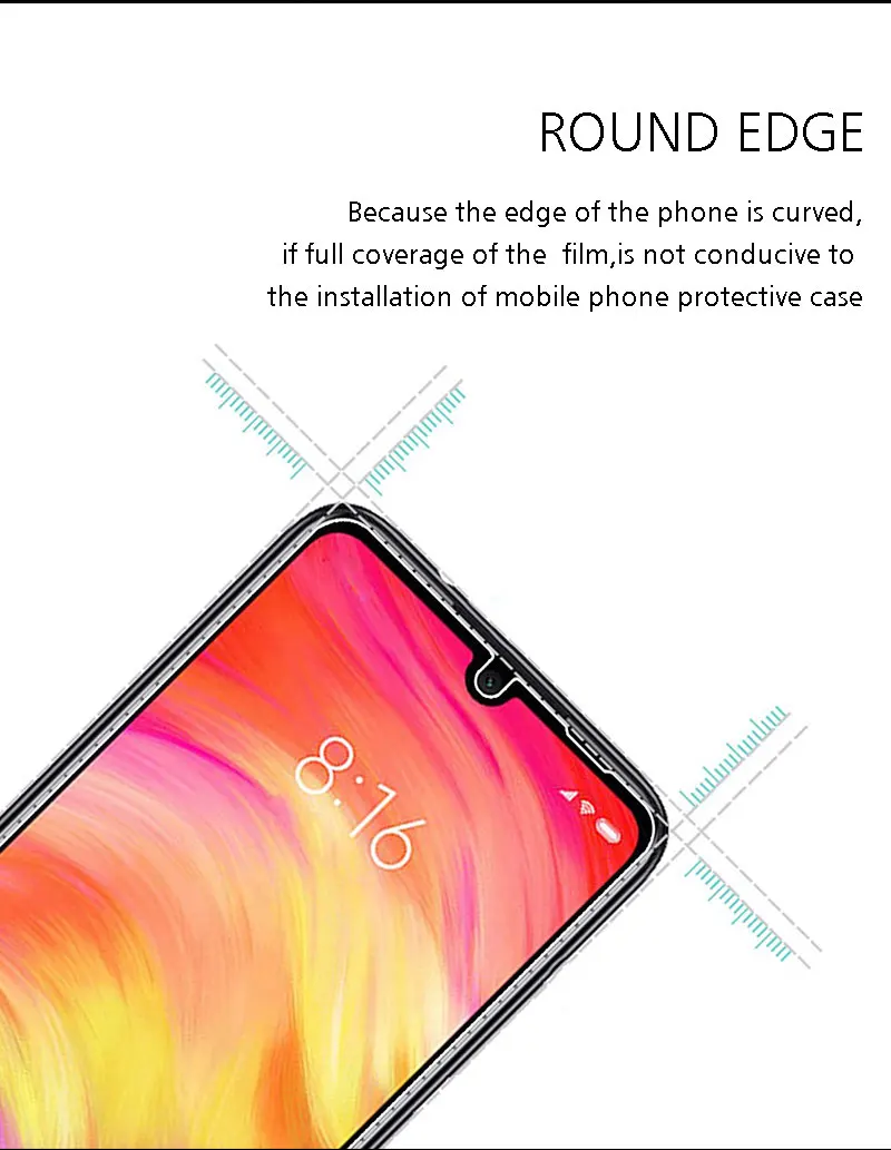 Закаленное стекло для Xiao mi Red mi Note 7 Note 8 Pro 4X mi 9 mi 8 9 SE Lite mi 9T Pro mi A3 A2 Lite mi A3 mi 9 Защитная пленка для экрана