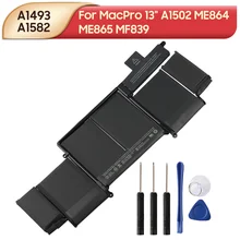 New Replacement Laptop Battery A1493 A1582 For MacBook Pro A1502 ME864 ME865 A1493 A1582 MF839 MacPro 13