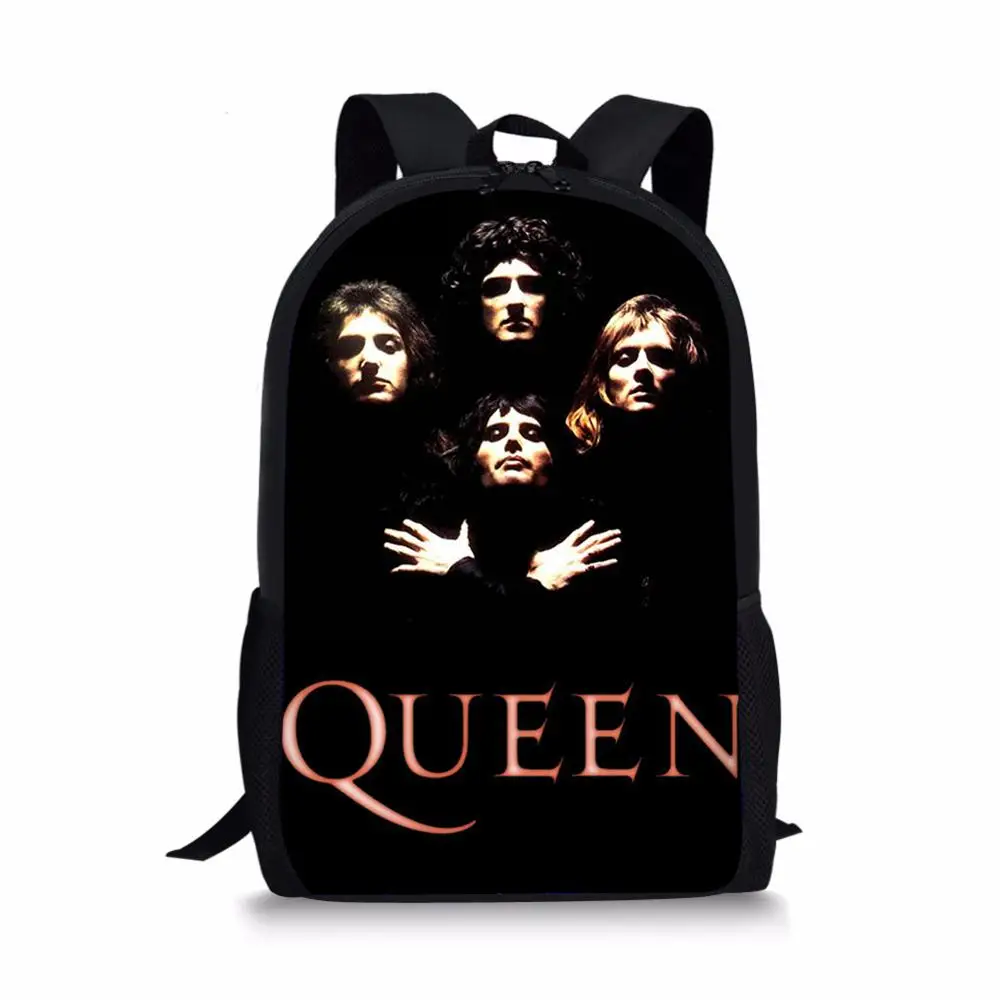 "HaoYun модный детский школьный рюкзак с принтом «Queen Band», школьные сумки с рисунком для малышей, дизайнерские дорожные сумки для подростков"