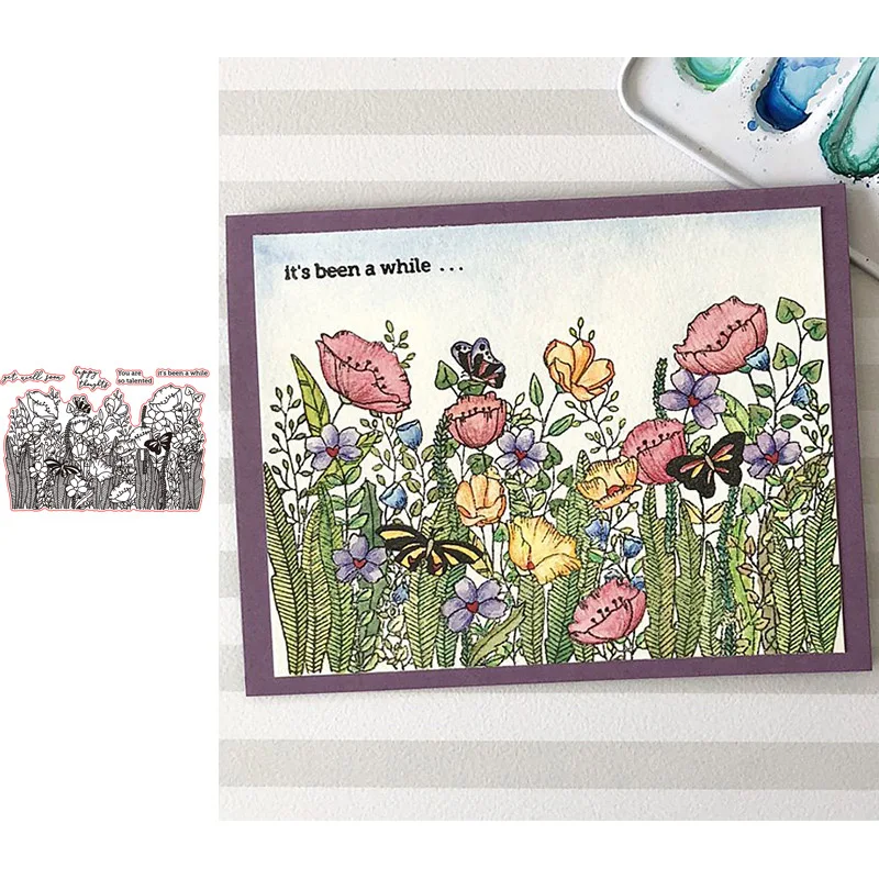 Прозрачный силиконовый штамп/печать для DIY скрапбукинга/фотоальбома модель