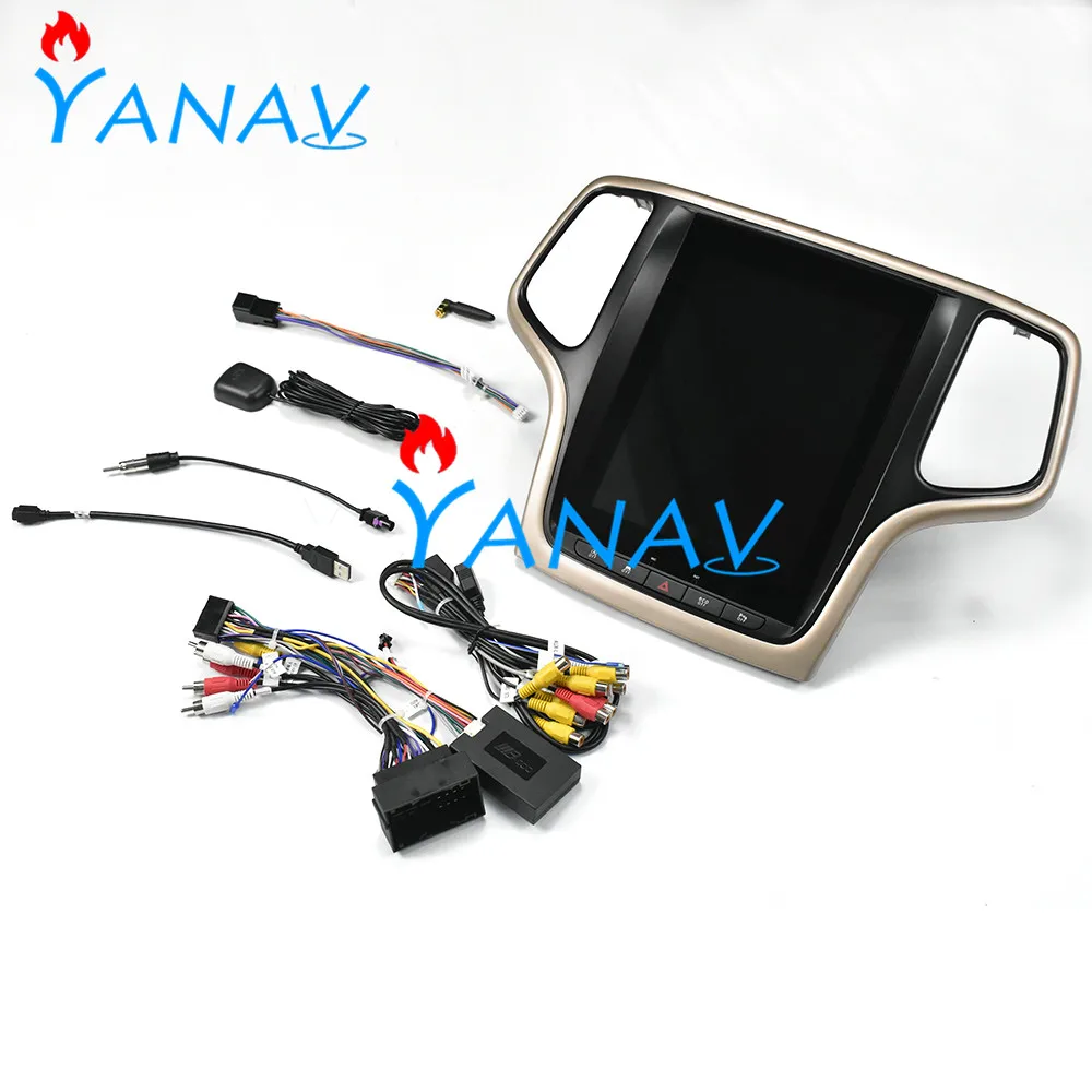 

Car Radio Android Stereo Receiver For-Jeep Grand Cherokee 2014-2016 GPS Navigation Audio Multimedia MP3 Player Vertical Screen
