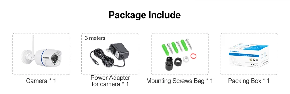 Techege 1080P wifi ip-камера HD 2.0MP аудио запись wifi камера ночного видения TF слот для карты Беспроводная Проводная камера видеонаблюдения P2P Onvif