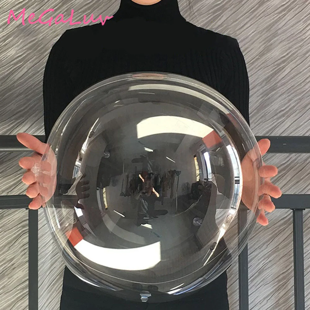 

10pcs 12/18/20/24 inch Luminous Transparent Bobo Bubble Ballons Christmas Wedding Birthday Party Decorations Helium Balloons