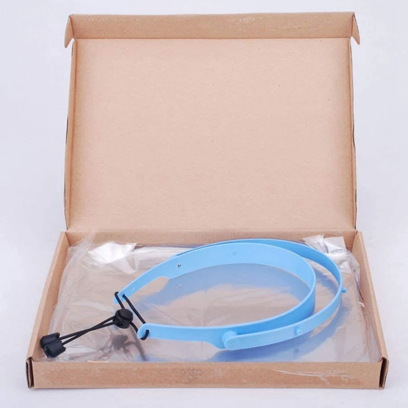 

Anti-Fog Adjustable Face Shield 10 Plastic Protective Film