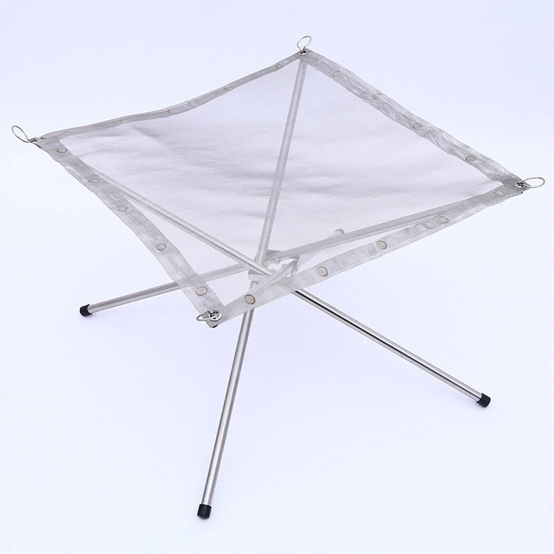 Портативная подставка для пожарной ямы кемпинга дров костра плита из