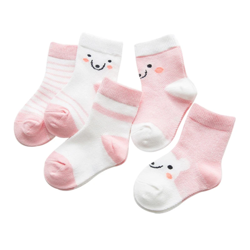 Удобные носки для детей Одежда Лидер продаж 5 пар/Лот Носки новорожденных