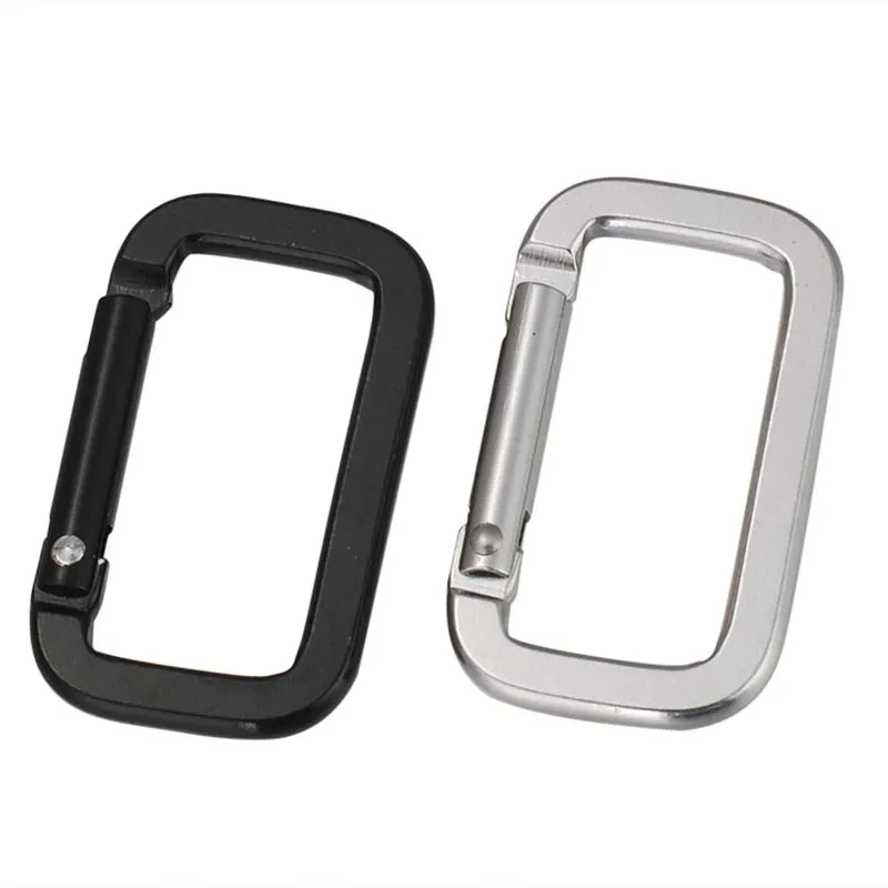 

1Pc Outdoor Screw Lock Buckle Carabiner Hook Keyring Clip Camping Kits Sports Rope Buckle