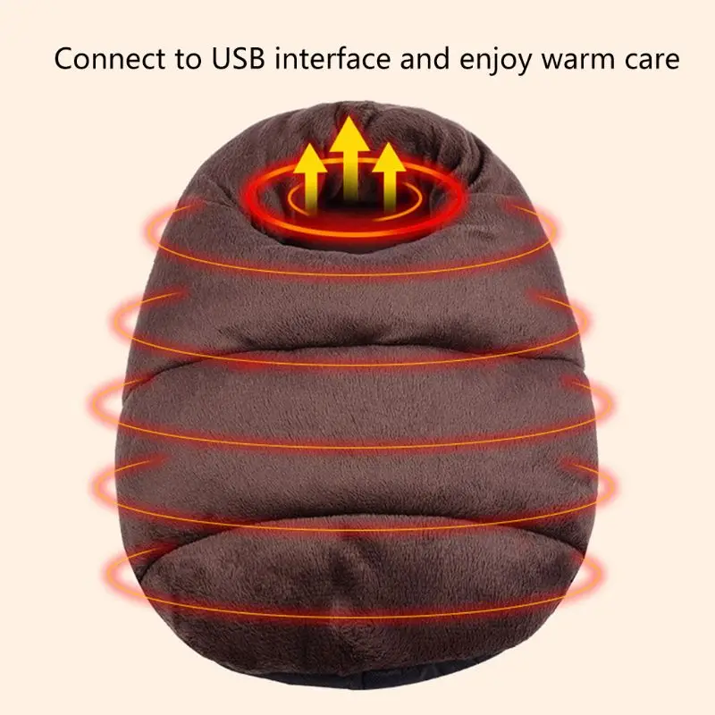 Унисекс Электрический Подогрев ног теплые s Зима Крытый Мягкий USB обогреватель