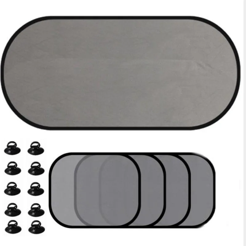 

Car Windshield Sunshades Nylon Mesh Sun Shade Side Window Visor 5 Pcs Mesh Set Rear Gear Automobiles Exterior Accessories Auto