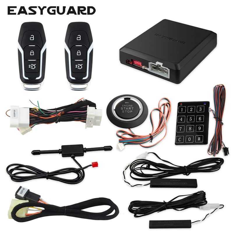 EASYGUARD plug & play CAN BUS PKE подходит для Ford Edge F 150 Ranger кнопка запуска и удаленного