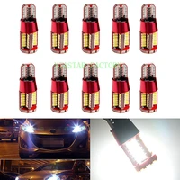 yiastar 100pcs t10 led car w5w canbus super bright 57smd width lamp no error car marker auto wedge license lights parking light