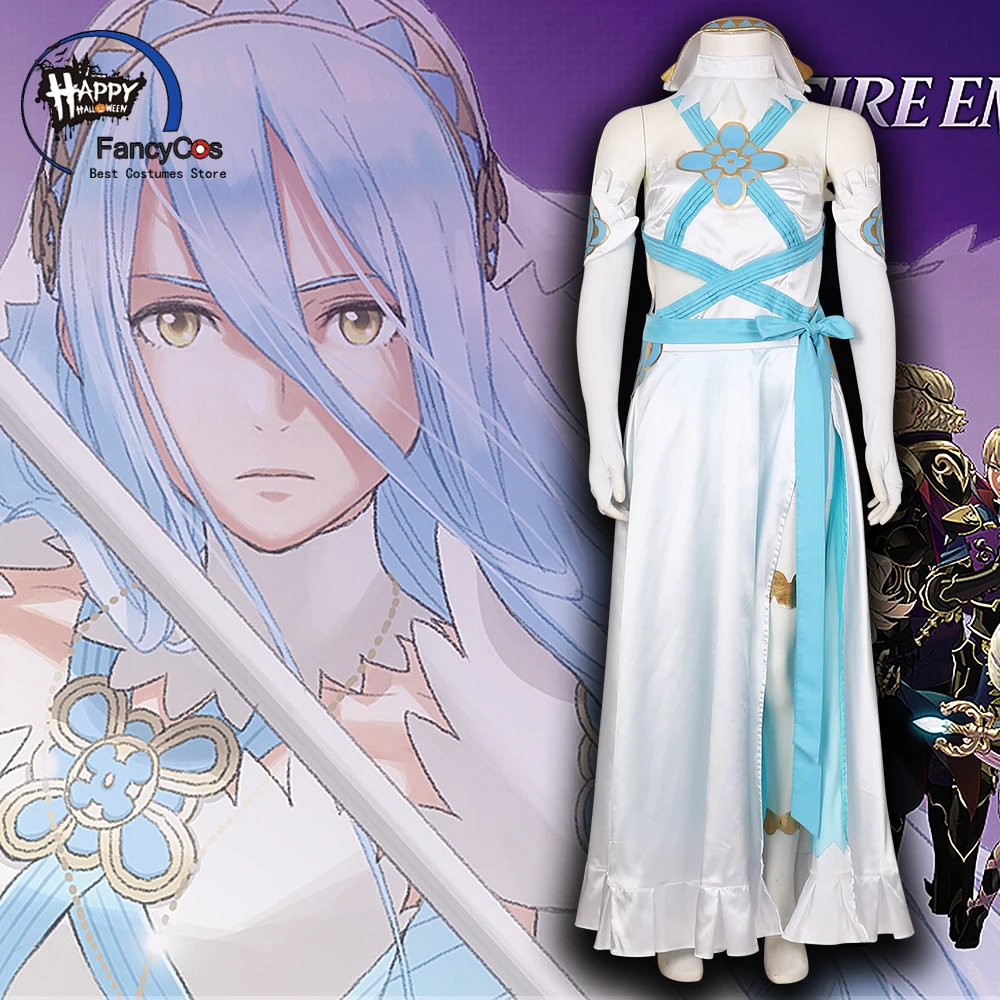 Game Fire Emblem Fates Azura Dress Cosplay Women Costumes Halloween Carnival Outfit Full Set Custom Made Costumes for Women