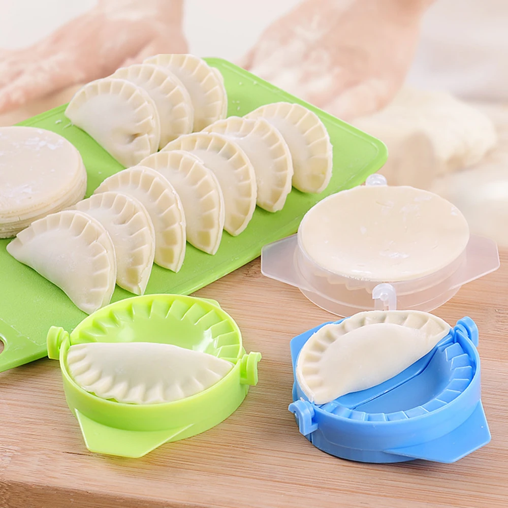 

1 шт., форма для рукоделия, устройство для изготовления Jiaozi, клецки из теста, пресс для приготовления мяса, пирога, Кондитерская форма, инстру...