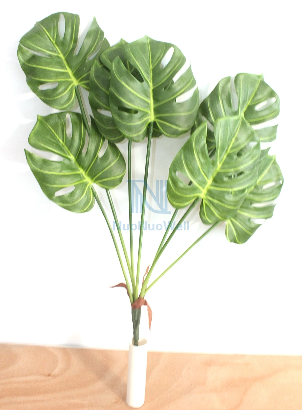 NuoNuoWell искусственные листочки букета натуральный на ощупь ветка монстеры пальмы