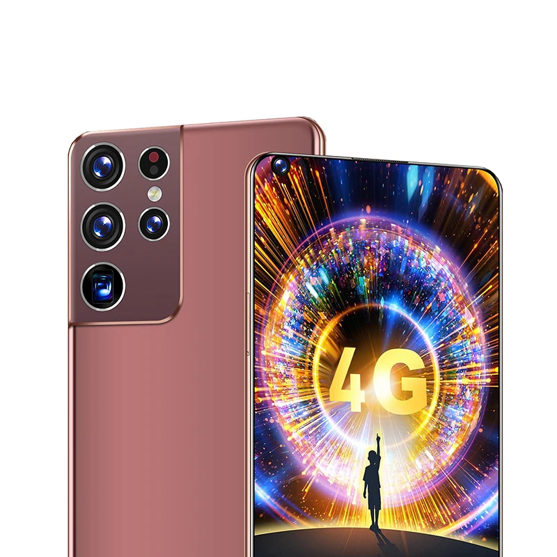 

2021 Newest 7.3" Galax S21Ultra Mobile Phone Android 10.0 Snapdragon 865 6800mAh 12GB 512GB Fingerprint Unlock Smart Cellphone