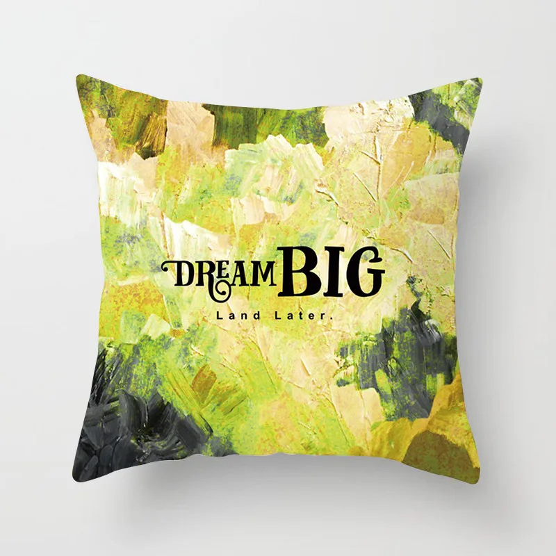 Fuwatacchi Ink Painting Cushion Cover Blooming Black and White Striped Pillow For Car Sofa Home Decorative Pillowcase | Дом и сад